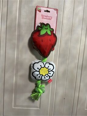 NEW Strawberry Shortcake Dog Toy Rope Plush 14’’